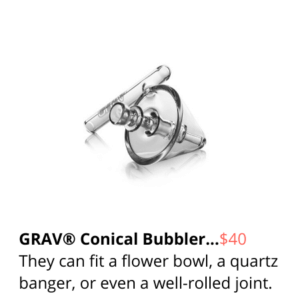 RESTART CBD GRAV Conical Bubbler Austin TX