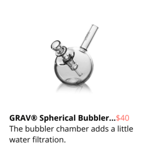RESTART CBD GRAV Spherical Bubbler Austin TX
