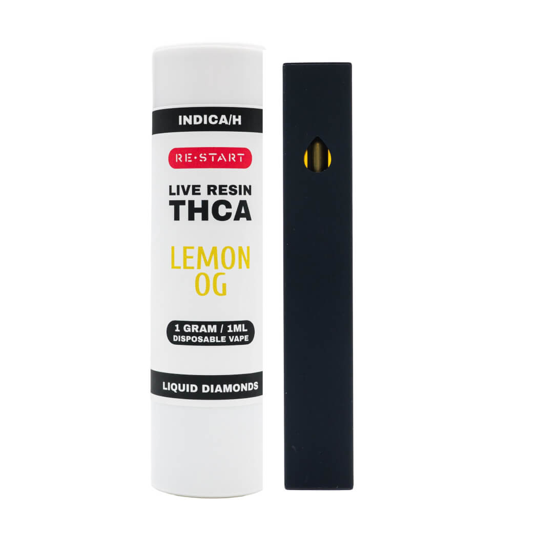 LEMON OG THCA Disposable Vape | RESTART Austin Texas