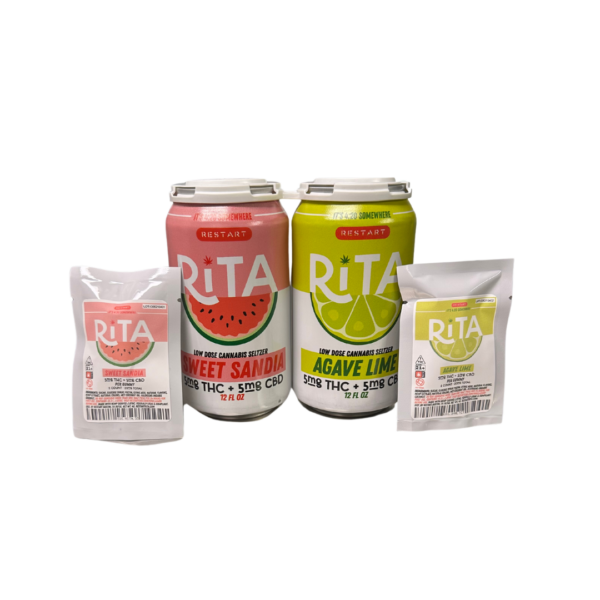 Bundle and Save on Rita Cannabis Seltzers and Rita Gummies