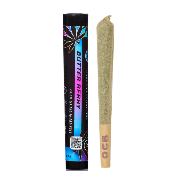 THCA Pre-roll Butter  Berry 1G (Sativa/Hybrid)