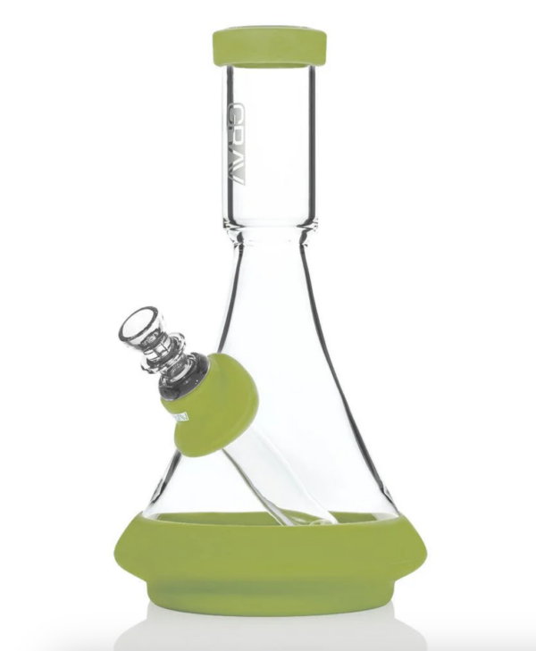 GRAV Deco Beaker in Silicone - Avocado Green