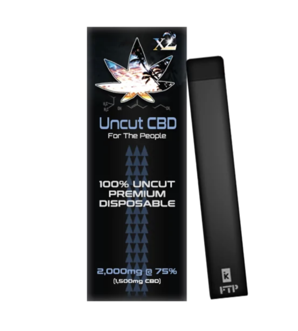 Full Spectrum Uncut CBD Disposable Northern Lights 2mL (Indica)