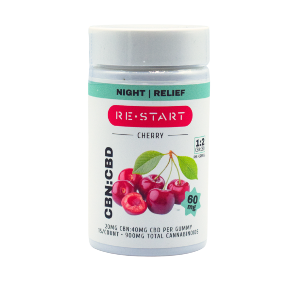 CBN CBD 60MG Gummies Cherry NO THC