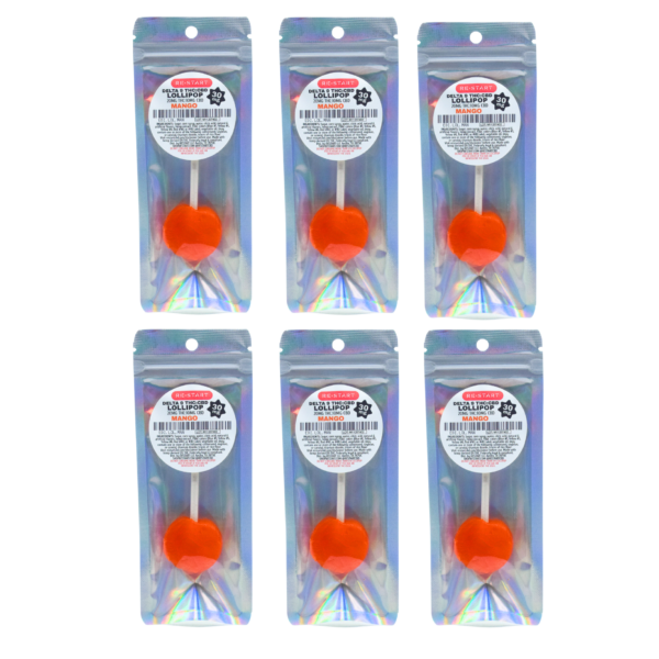 Delta 9 THC 20mg + CBD 10mg Lollipops Mango - Image 2