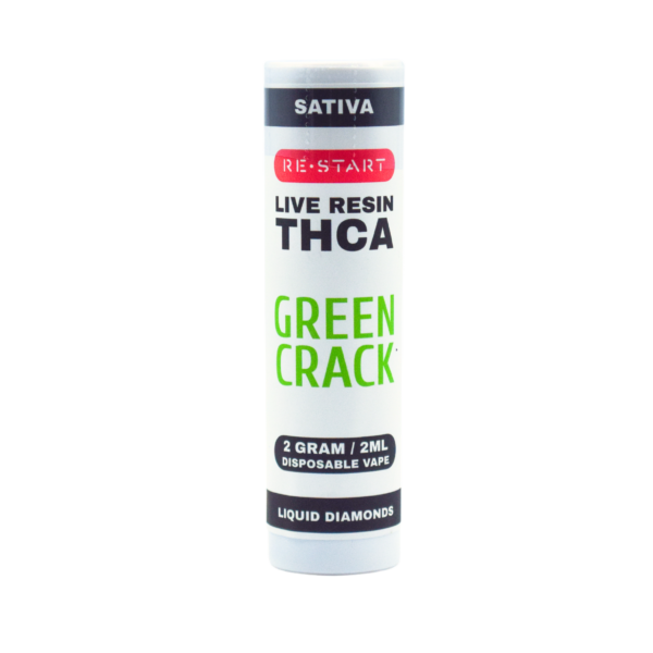 THCA Disposable Vape Green Crack 2mL (Sativa) Live Resin