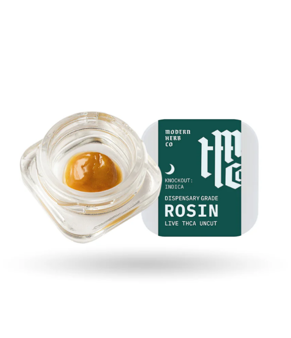 Live THCA Uncut 100% Live Rosin Concentrate 1G GMO (Indica)