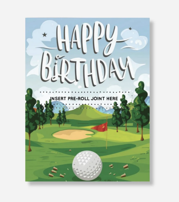 Kush Kards - Golf Happy Birthday Card