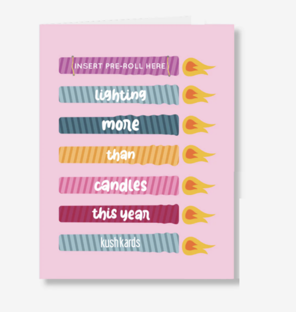 Kush Kards - Candles Birthday Card