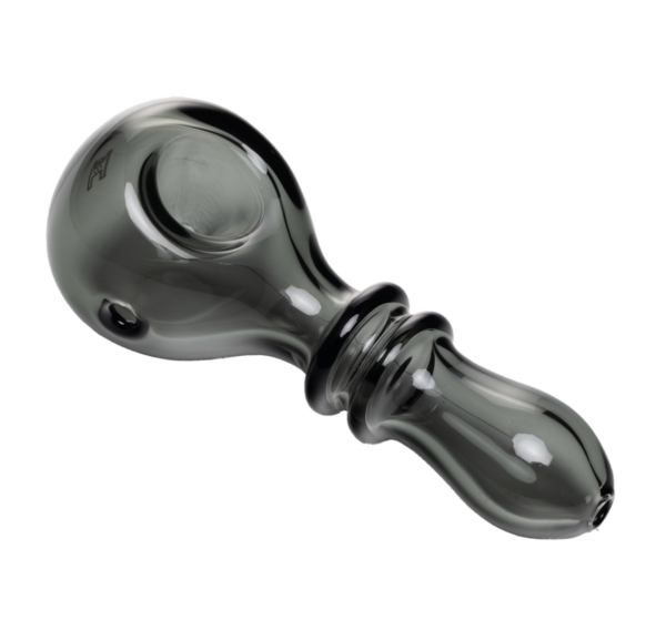 Double Ring Spoon Pipe - Smoke