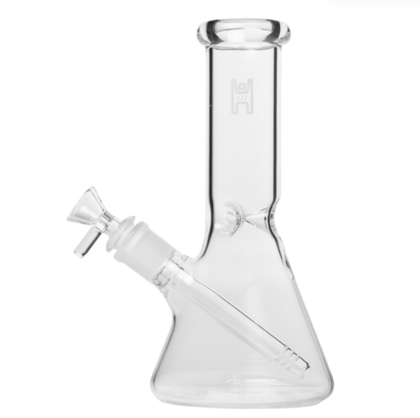 Human Grade 9” Beaker Water Pipe - Clear