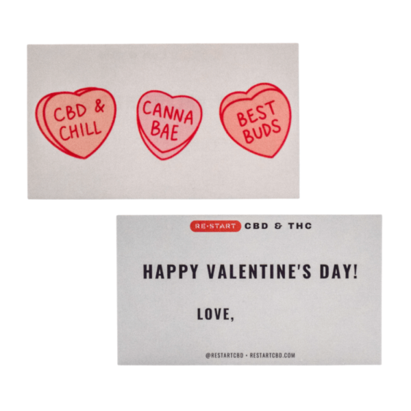 Cannabis Note Cards - Valentine's Day 1-ct