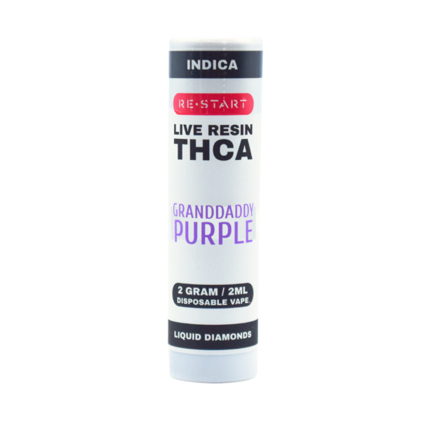 THCA Disposable Granddaddy Purple 2mL (Indica) Live Resin