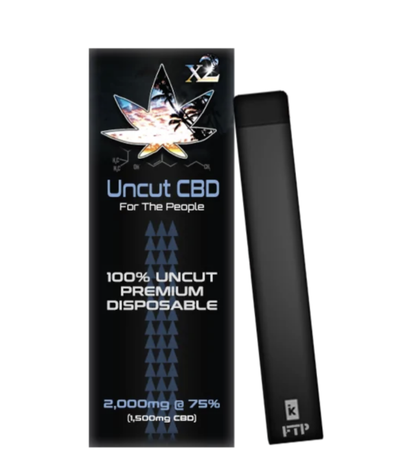 Full Spectrum Uncut CBD Disposable True OG 2mL (Indica)