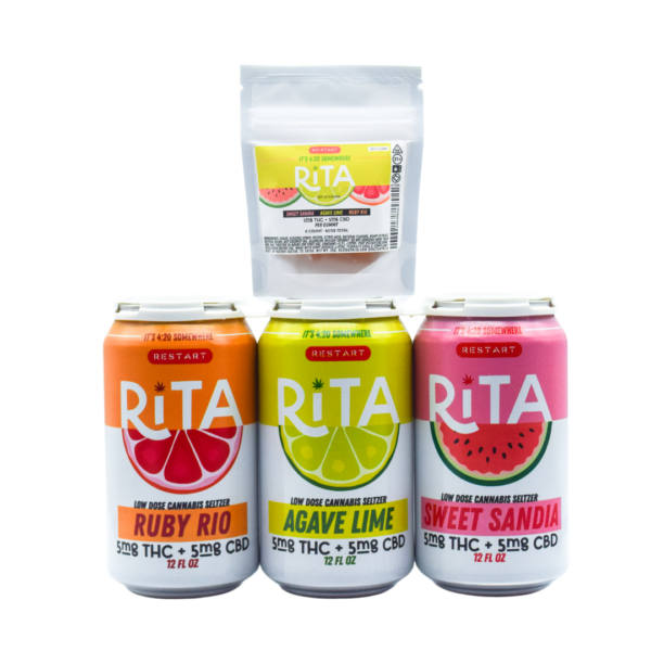 RITA Trio Delta 9 THC Seltzer & THC Gummy Bundle