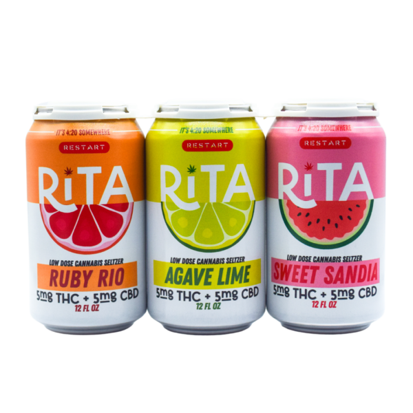 RITA Trio Delta 9 THC Seltzer & THC Gummy Bundle - Image 2