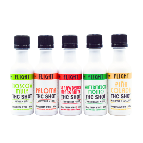 FLIGHT Elixir Delta 9 THC 30mg Cocktail Shots - 5 PACK - Image 2