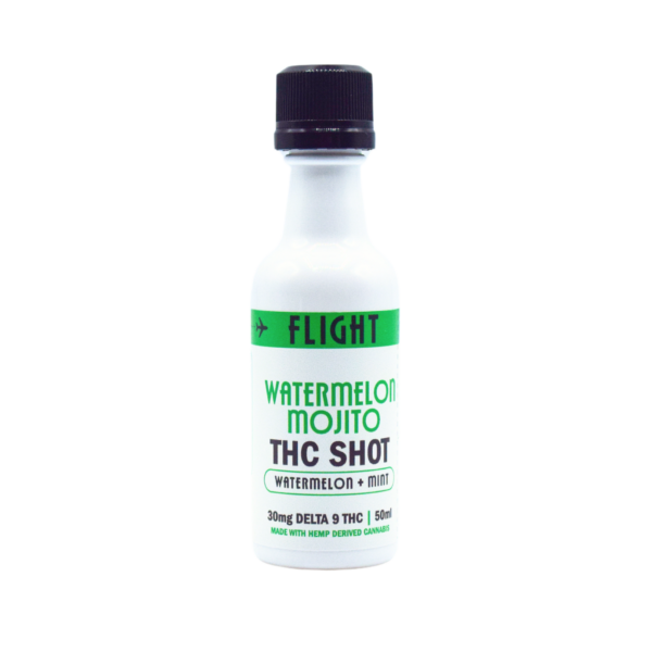 Flight Elixir Delta 9 THC 30mg Mocktail Shot - Watermelon Mojito